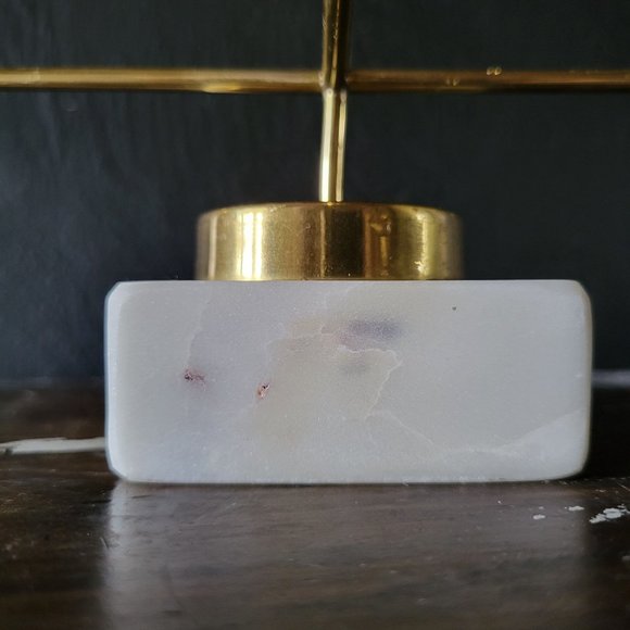 Zodax Mannara Five Tier Brass and Marble Taper Candle Holder (1 of 2) - Picture 4 of 7